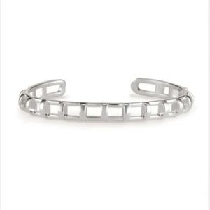 Stella & Dot Cage Cuff Silver